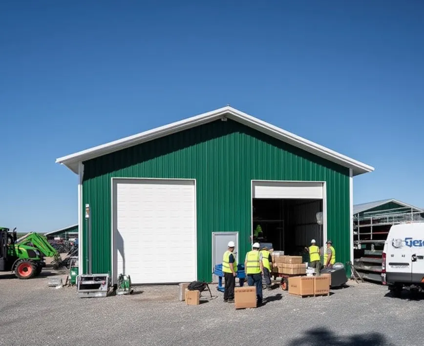 Сборный ангар